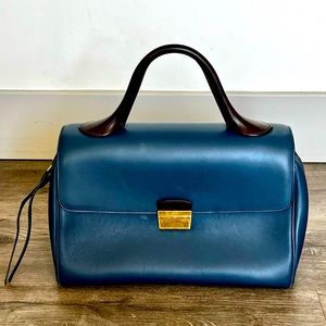 Celine Top Handle Leather Bag